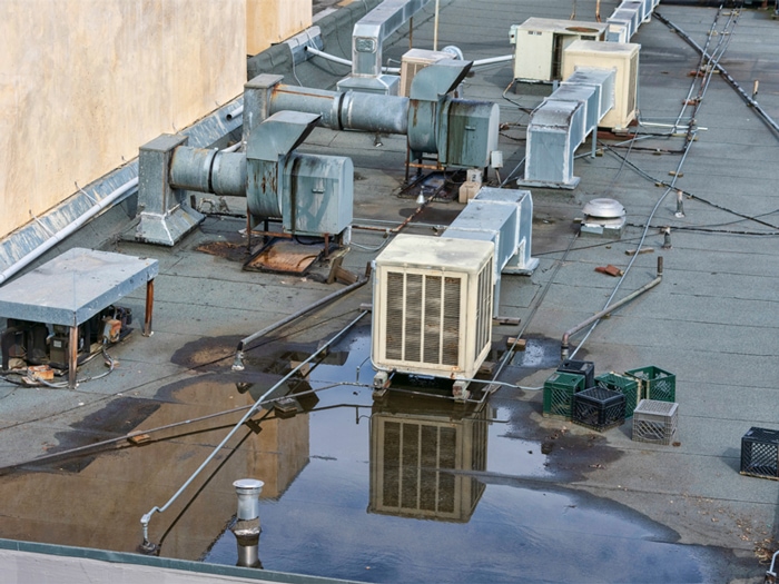 Commercial and Residential roof HVAC leaks